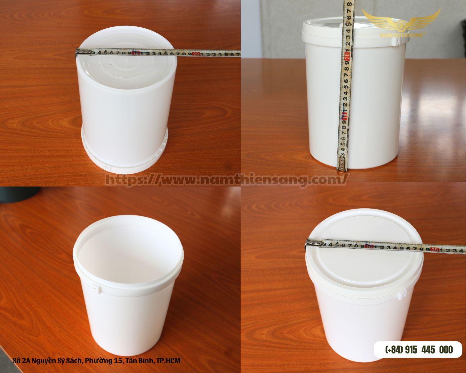 Thùng sơn nhựa 5 lít